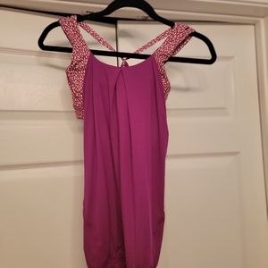 Lululemon tank with built in bra
